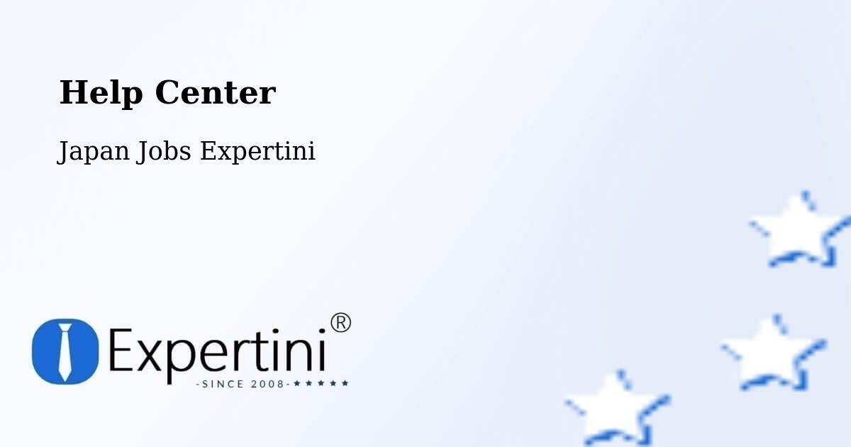 Help Center – Sasebo Shi - Japan Jobs Expertini